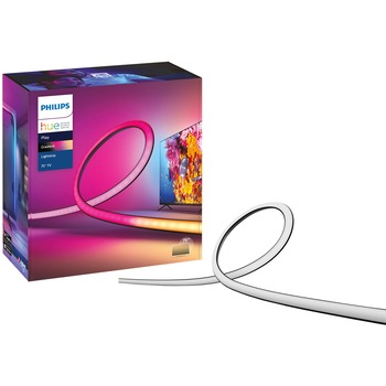 Banda LED RGBW inteligenta Philips Hue Play Gradient, pentru televizor 75 Banda LED RGBW inteligenta Philips Hue Play Gradient, pentru televizor 75