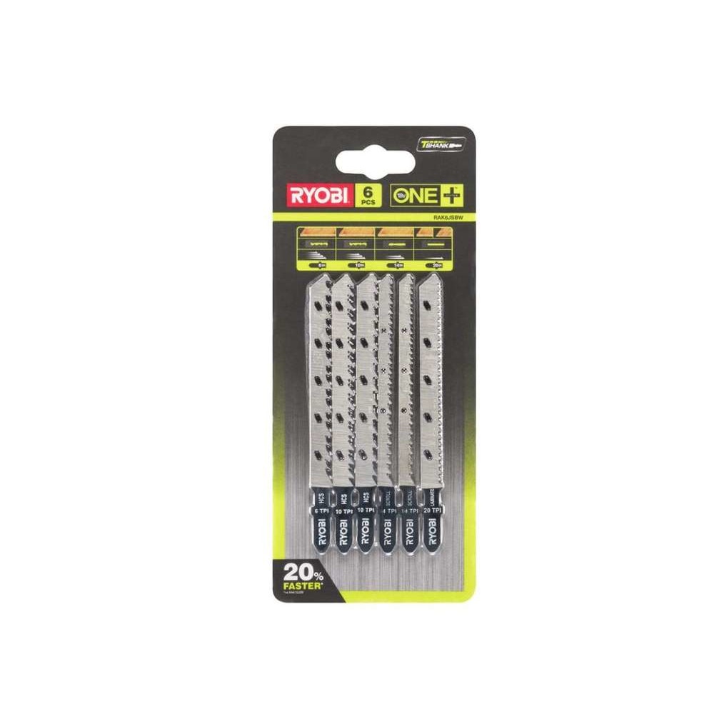 Set panze pentru fierastrau pendular 6 bucati RAK6JSBW Ryobi