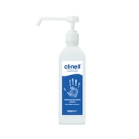 Dezinfectant profesional pentru maini pe baza de alcool (75%), cu spectru virucid, Clinell spray, flacon 520 ml cu pompa de dozaj inclusa, aviz biocid
