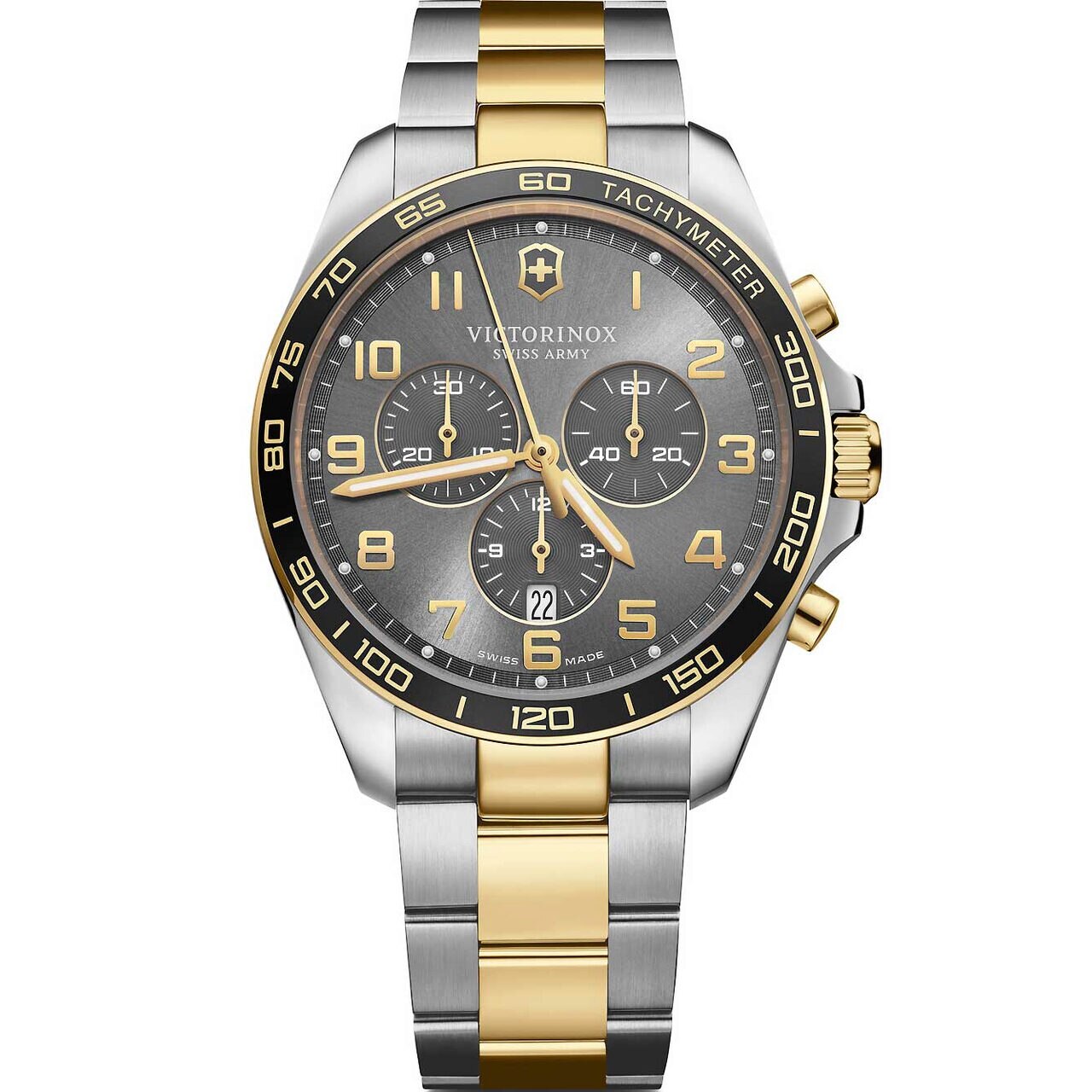 Ceas barbatesc Victorinox 241902, Quartz, 42mm, 10ATM, Argintiu