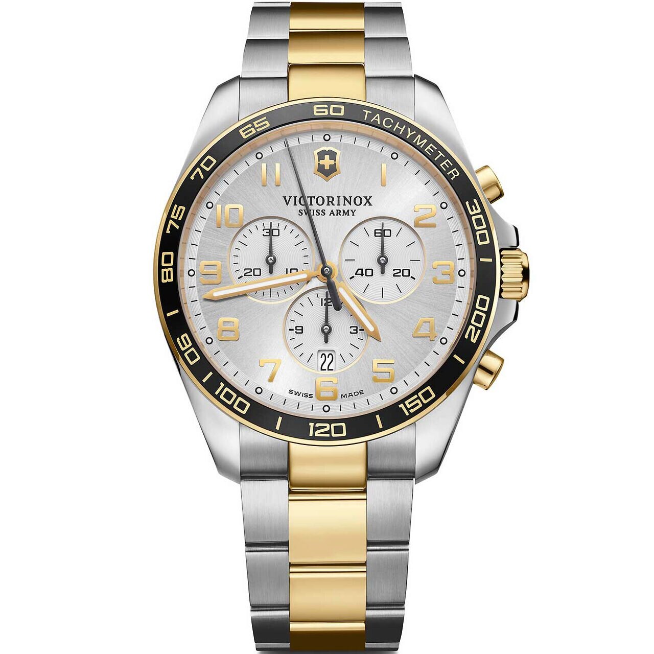 Ceas barbatesc Victorinox 241903, Quartz, 42mm, 10ATM, Argintiu