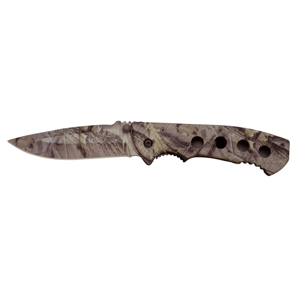 Briceag Camo Joker lucrat manual, lama de 9.5 cm, otel inoxidabil, camuflaj