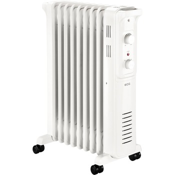 Calorifer electric cu ulei ECG OR 2090, 9 elementi, 2000 W, 3 trepte de putere Calorifer electric cu ulei ECG OR 2090, 9 elementi, 2000 W, 3 trepte de putere
