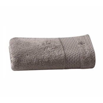 Prosop de maini Valeron, Lisset, bumbac 100%, 550 g/m2, 50 x 100 cm, material premium, gri Prosop de maini Valeron, Lisset, bumbac 100%, 550 g/m2, 50 x 100 cm, material premium, gri