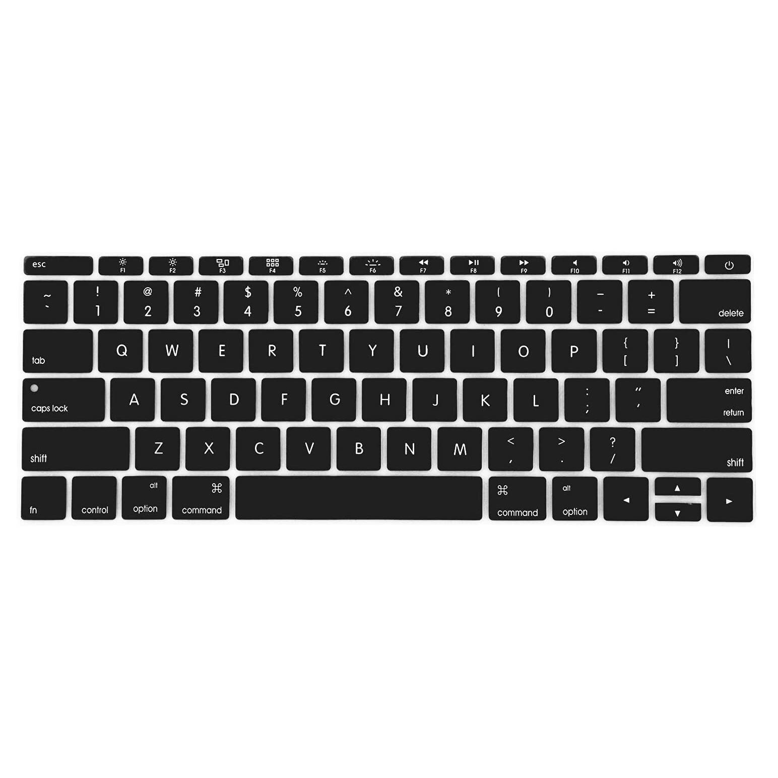 Protectie siliconica tastatura ultra thin pentru Macbook A1534 A1708 2015 - 2017 Layout US