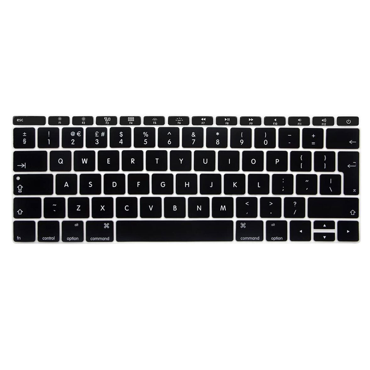 Protectie siliconica tastatura ultra thin pentru Macbook A1534 A1708 2015 - 2017 Layout UK