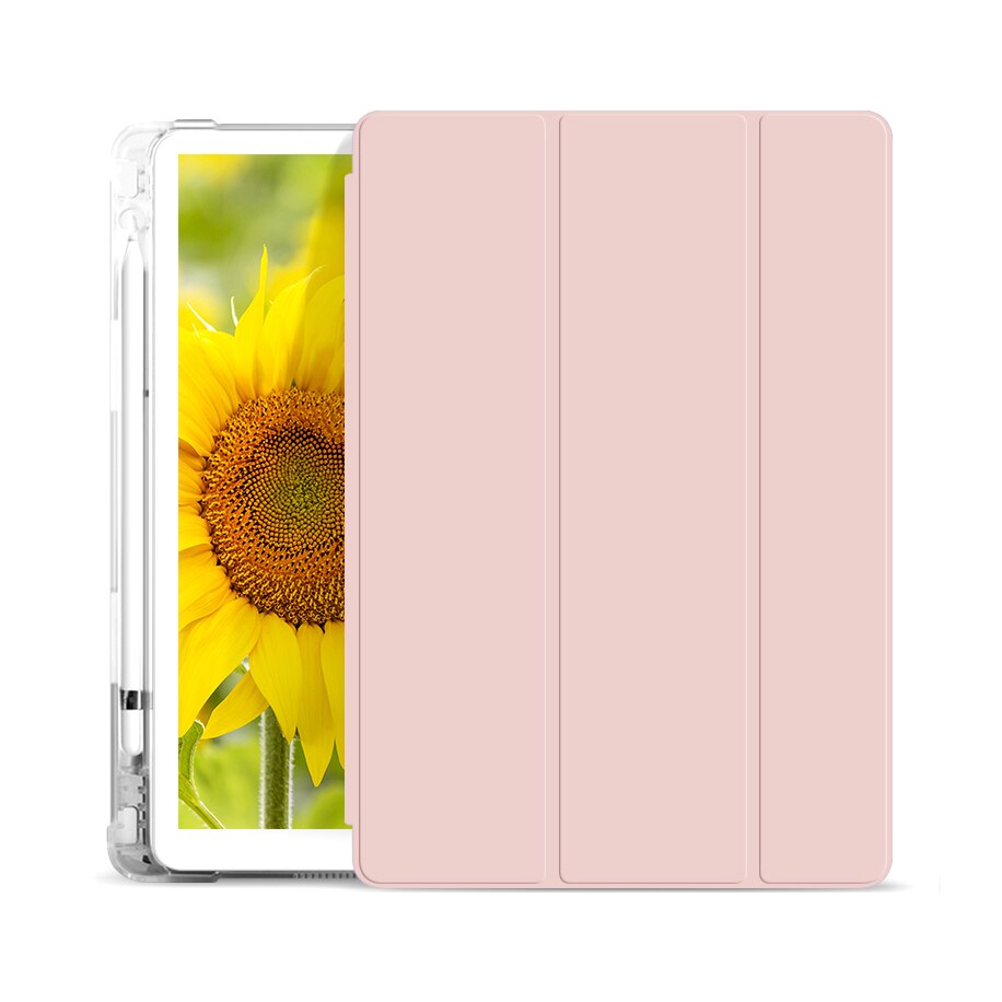Husa Flip Magnetica cu suport Stylus Pen pentru iPad Mini 5 - Pink