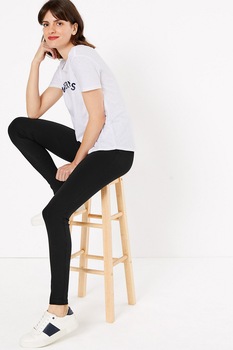 Marks & Spencer, Colanti cu talie inalta si efect modelator, Negru Marks & Spencer, Colanti cu talie inalta si efect modelator, Negru