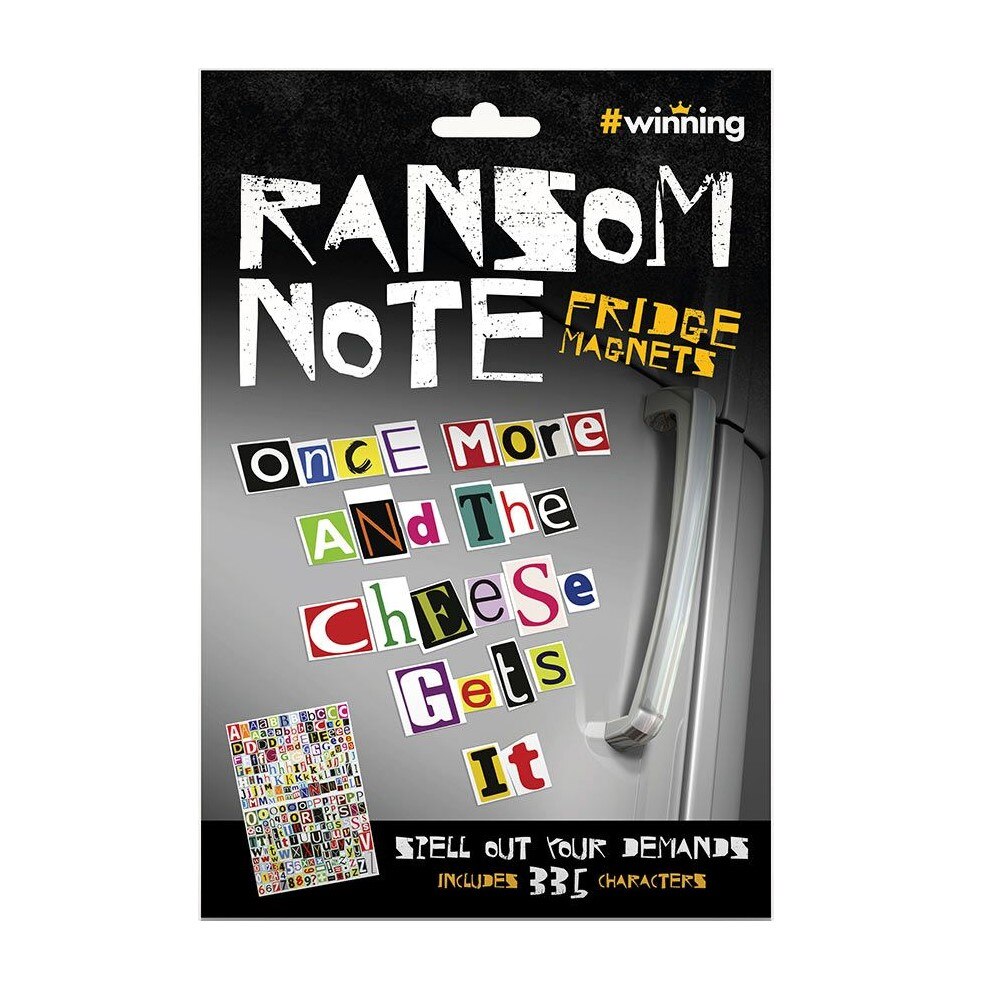 Magneti de frigider, Ransom Notes, 335 litere, The Source