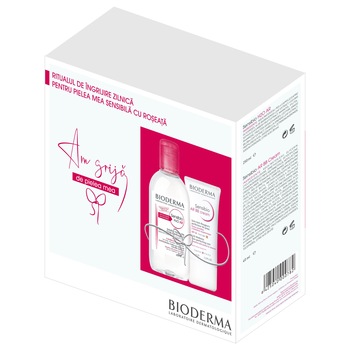 Pachet Bioderma Sensibio AR BB Cream, 40 ml si Sensibio Solutie micelara H2O AR, 250 ml Pachet Bioderma Sensibio AR BB Cream, 40 ml si Sensibio Solutie micelara H2O AR, 250 ml
