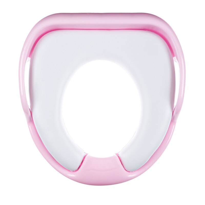 Reductor moale WC, cu manere, maxim 25 kg, Alb cu Roz, BBL1739