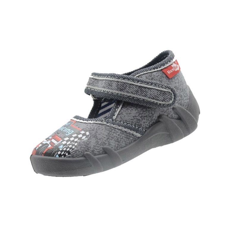 Pantofi profilactici din panza pentru baieti Renbut 33-416-98, Gri, 20