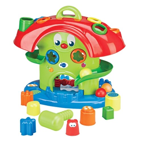 Set Joc de activitati Forest Activity House Imaginarium, cu piese si forme de potrivit