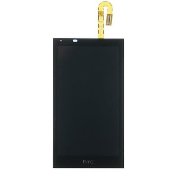 HTC Desire 610 lcd kijelző és érintőpanel (előlap keret nélkül), fekete gyári