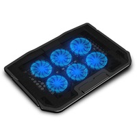 cooler laptop asksa 2 usb compatibil 12 - 17 inch lumina led 6 ventilatoare 5 reglaje de inaltime viteza de rotatie ajustabila design ergonomic negru imagen 31_0_
0