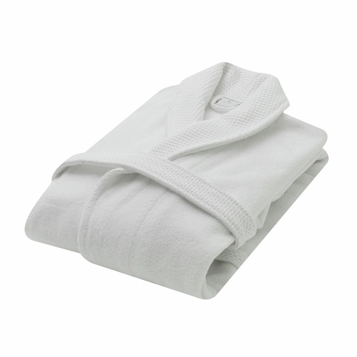 Halat de baie Valeron, Lisset, bumbac 100%, 430 g/m2, calitate premium, Alb