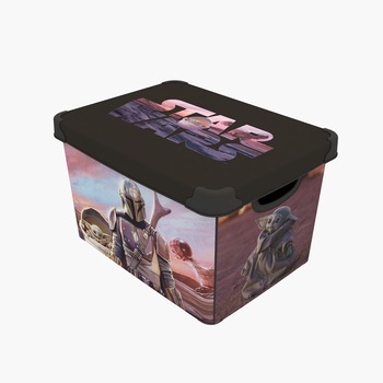 Cutie depozitare Disney, The Mandalorian, 20 l, Plastic, Multicolor Cutie depozitare Disney, The Mandalorian, 20 l, Plastic, Multicolor