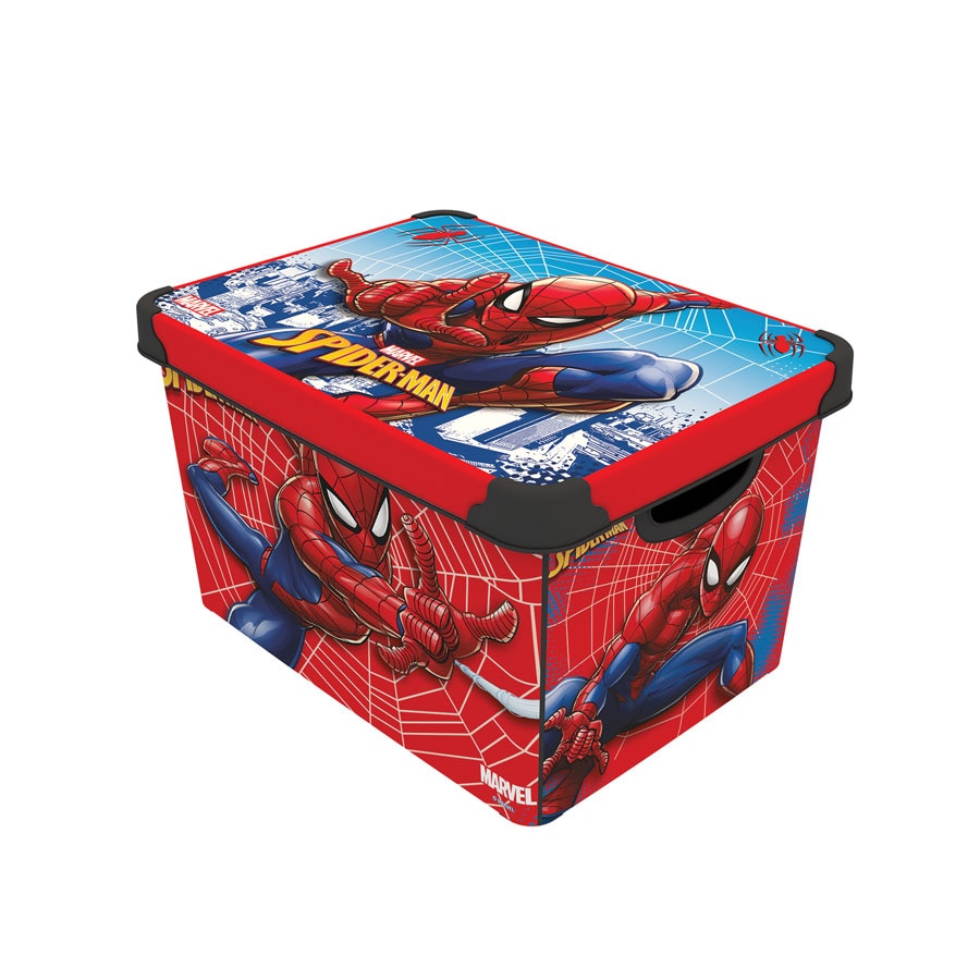 Cutie depozitare Disney, Spiderman, 20 l, Plastic, Multicolor