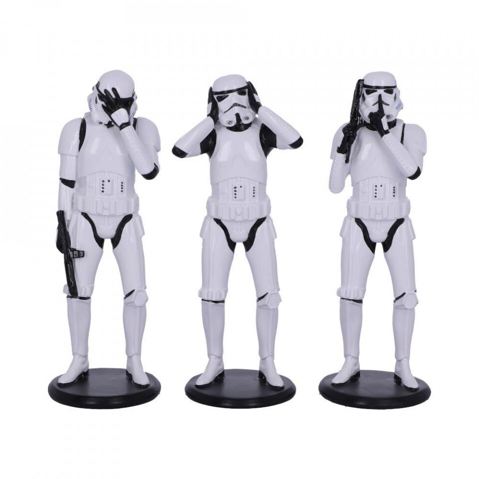 Set statuete Star Wars Trei soldati Intergalactici - 14 cm