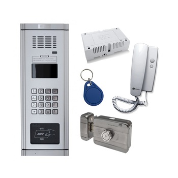 Set profesional de interfonie audio pentru 20 de apartamente complet Set profesional de interfonie audio pentru 20 de apartamente complet