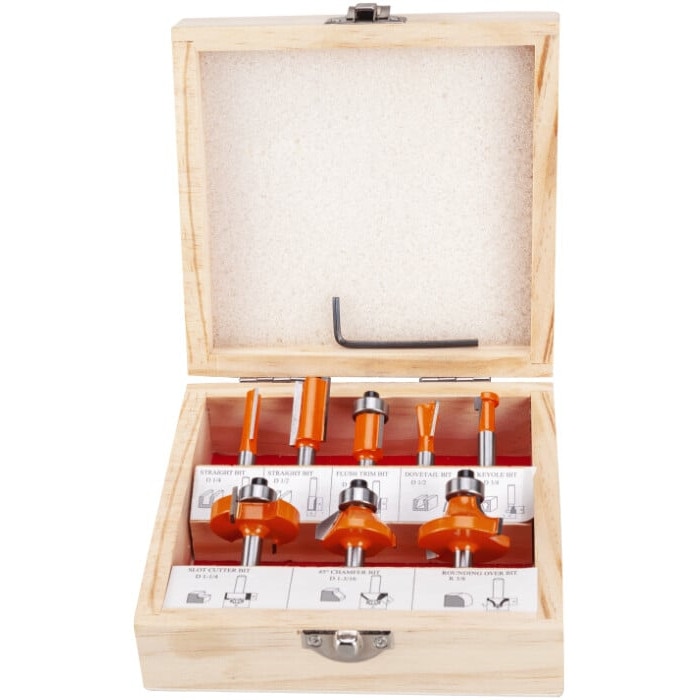 Set 8 Freze pentru Lemn, EvoTools - eMAG.ro
