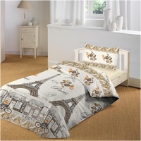lenjerie de pat 3 piese kring paris pentru o persoana  132 tc 100 bumbac multicolor imagen 19_0_
0