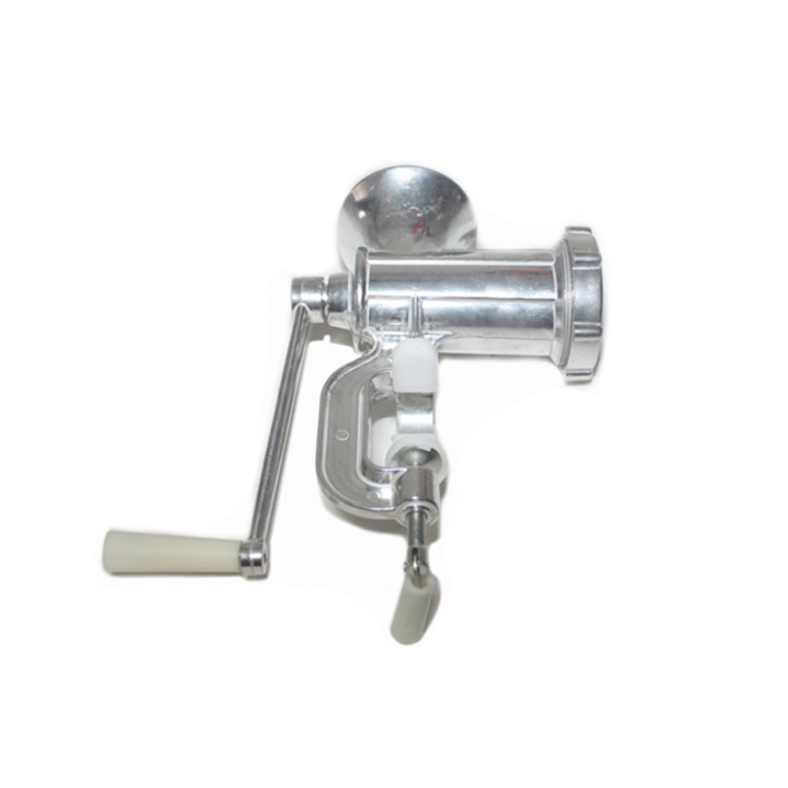 Masina manuala de tocat carne, Micul Fermier, numarul 10, aluminiu