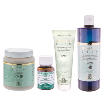 Set 4 produse anticelulitice pentru celulita dura 1750ml si 50gr, Lakshmi Set 4 produse anticelulitice pentru celulita dura 1750ml si 50gr, Lakshmi