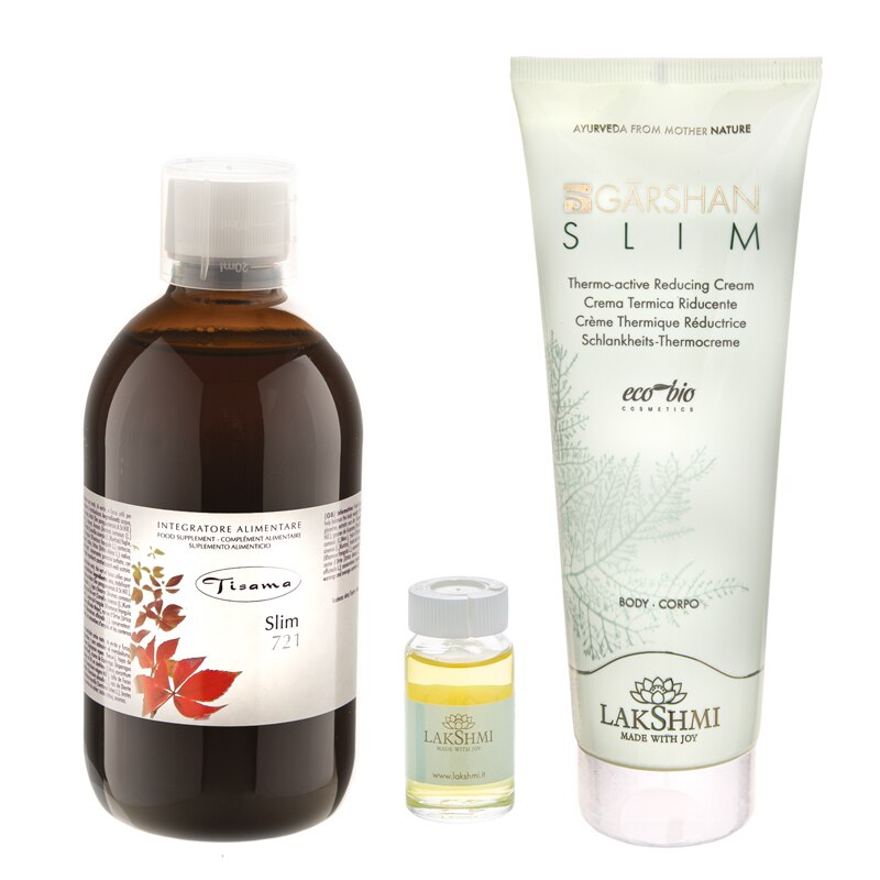 Set 3 produse anticelulitice pentru celulita dura 810ml, Lakshmi, eco-bio
