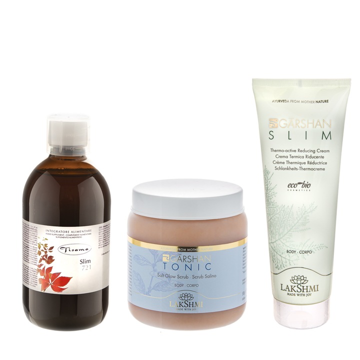 Set 3 produse anticelulitice pentru celulita dura 1250ml, Lakshmi