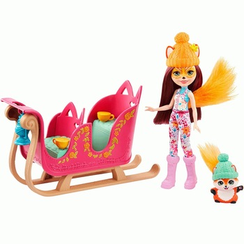 Papusa Enchantimals Felicity Fox si Sania Fantastica Papusa Enchantimals Felicity Fox si Sania Fantastica