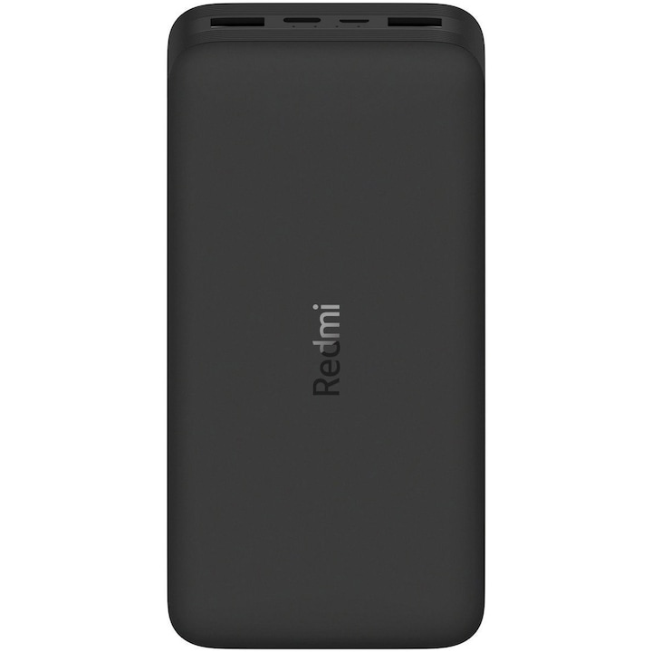 Външна батерия Xiaomi Redmi Fast Charge, 18W, 20000 mAh, Black