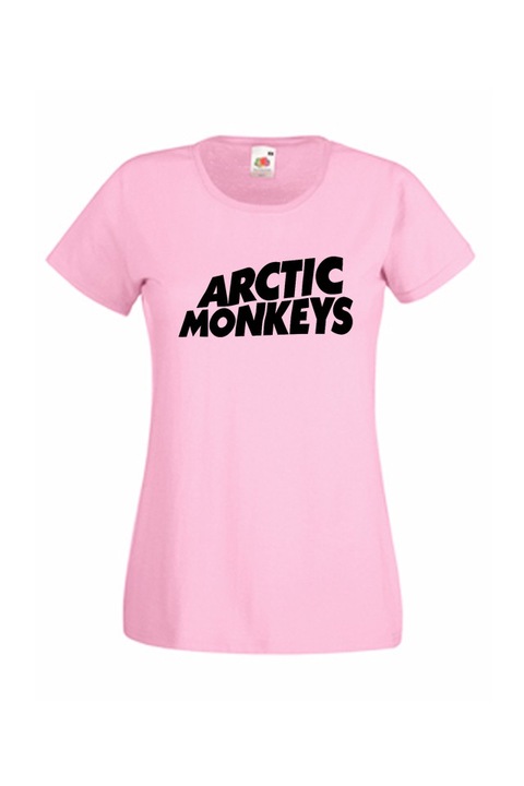 Дамска тениска Fruit of the Loom Arctic Monkeys 07040326 , светло розова, размер XS
