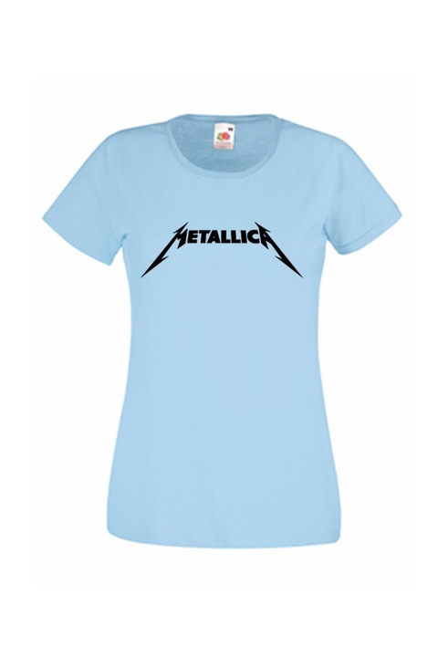 Дамска тениска Fruit of the Loom Metallica 07050465 , светлосиня, размер XL