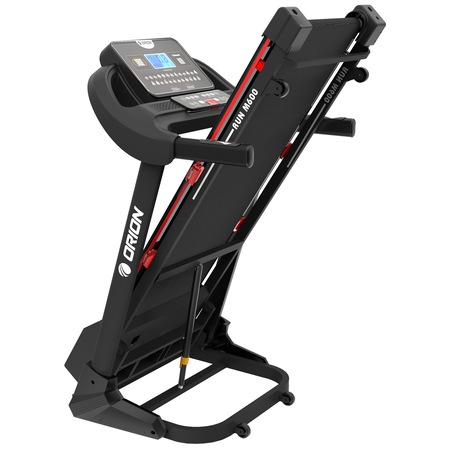 Banda de alergat electrica Orion Run M600, Bluetooth Kinomap/Fitshow/Zwift, inclinare automata, greutatea maxima a utilizatorului 120 kg, boxe, MP3