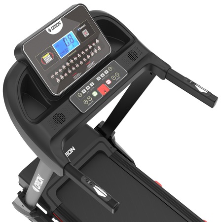 Banda de alergat electrica Orion Run M600, Bluetooth Kinomap/Fitshow/Zwift, inclinare automata, greutatea maxima a utilizatorului 120 kg, boxe, MP3
