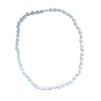 Lantisor perle dama, alb, 65 cm lungime Lantisor perle dama, alb, 65 cm lungime