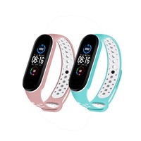 set 2 curele sport din silicon pentru xiaomi mi band 5 roz turcoaz imagen 51_0_
0