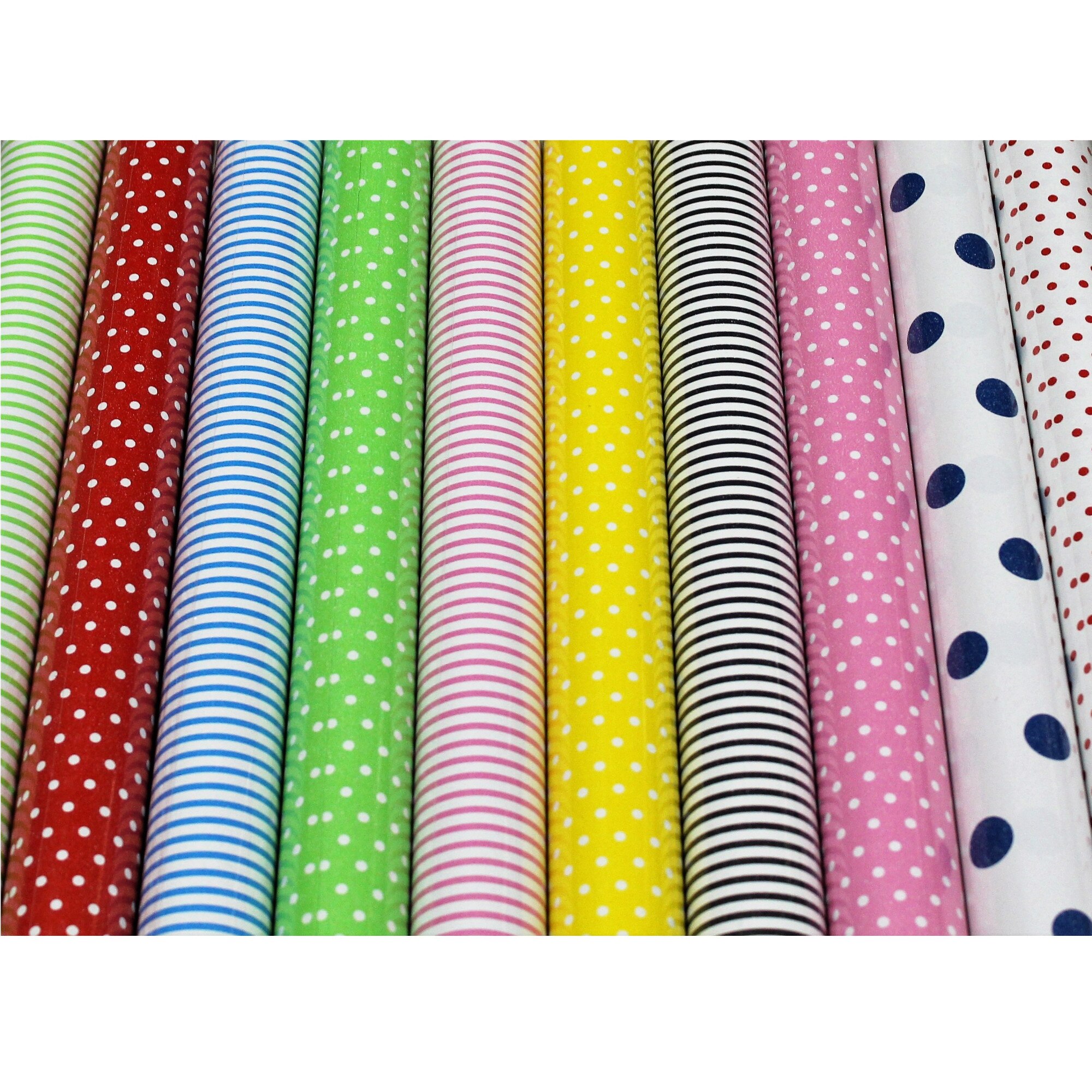 Set 50 bucati, hartie pentru ambalat cadouri, Graphic, 200x70 cm, modele diverse