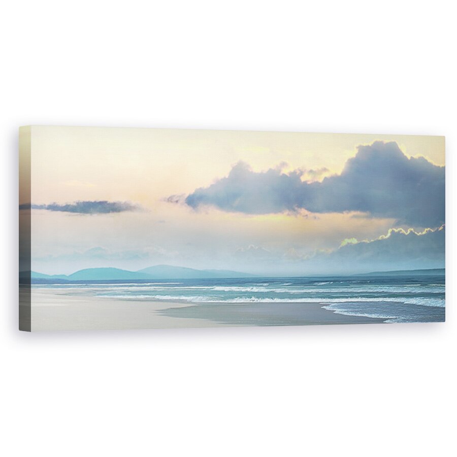 Tablou canvas - Peisaj, Natura, Mare, Nisip, Apus De Soare, 50 x 150 cm