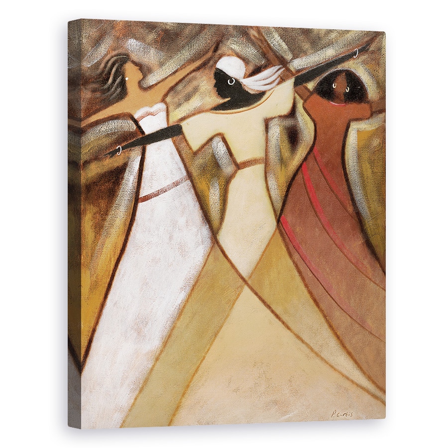 Tablou canvas - Femei Africane Dansand 4, 60 x 75 cm