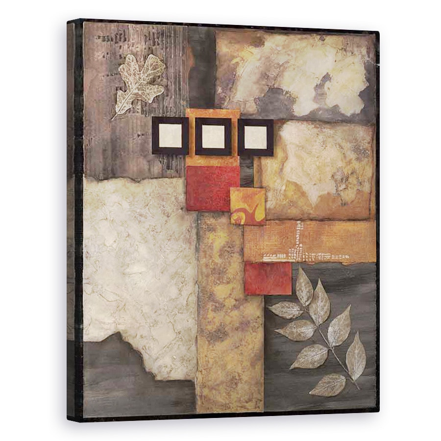 Tablou canvas - Abstract, Modern, Pietre, Frunze, Forme, 60 x 75 cm