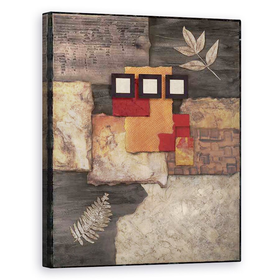 Tablou canvas - Abstract, Modern, Pietre, Frunze, 80 x 100 cm