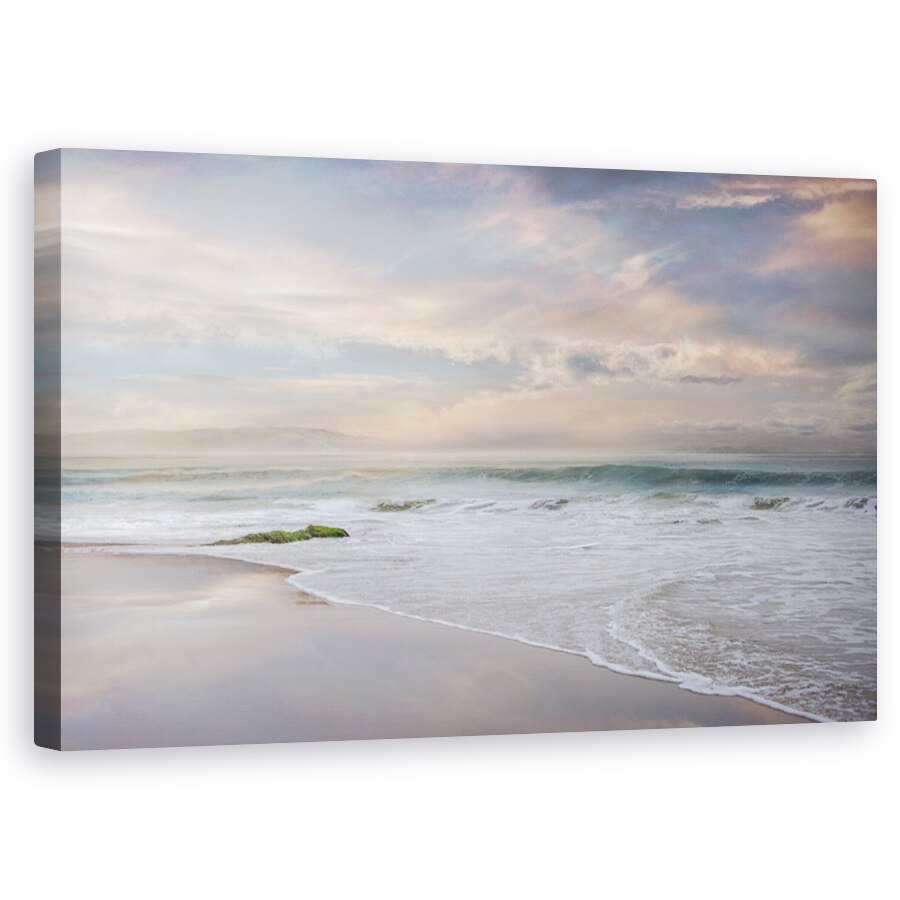 Tablou canvas - Peisaj, Natura, Mare, Valuri, Nisip, Apus De Soare, 60 x 100 cm