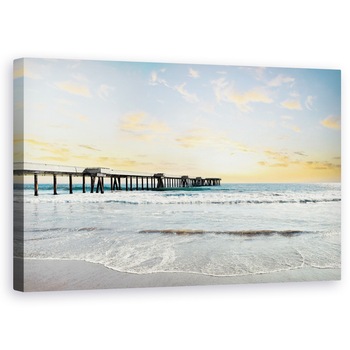 Tablou canvas - Peisaj, Natura, Mare, Valuri, Nisip, Apus De Soare, Cer, 60 x 100 cm Tablou canvas - Peisaj, Natura, Mare, Valuri, Nisip, Apus De Soare, Cer, 60 x 100 cm