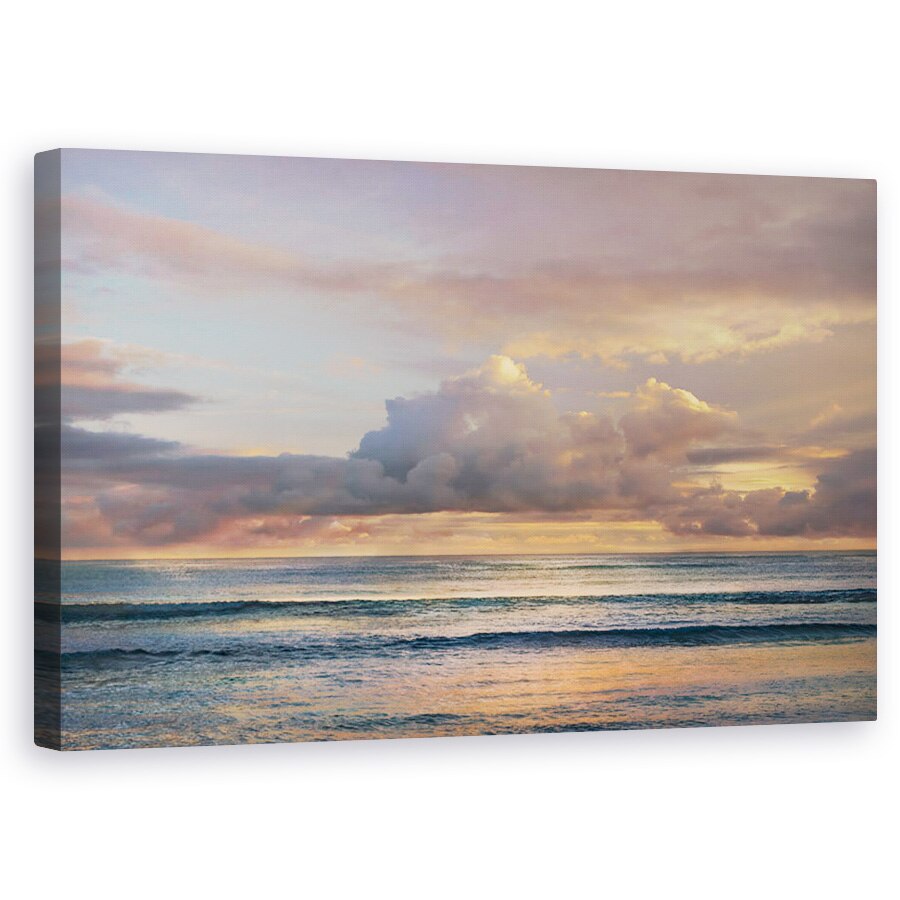 Tablou canvas - Peisaj, Natura, Mare, Apus De Soare, Valuri, 60 x 100 cm