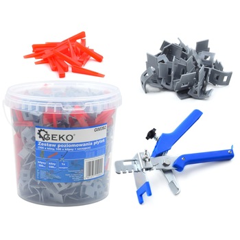 Set de nivelare a placilor, GEKO G00392 Set de nivelare a placilor, GEKO G00392
