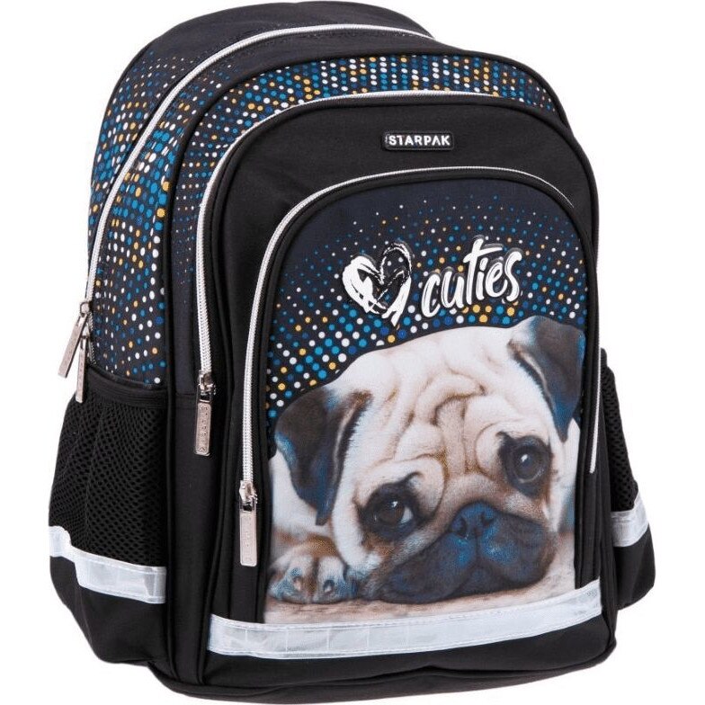 Rucsac scoala Starpak Doggy 405593, Negru
