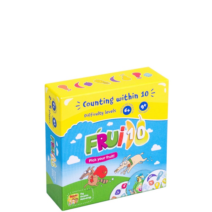 Joc educativ Invatam numerele de la 1 la 10 si operatiile de adunare si scadere - FRUI10
