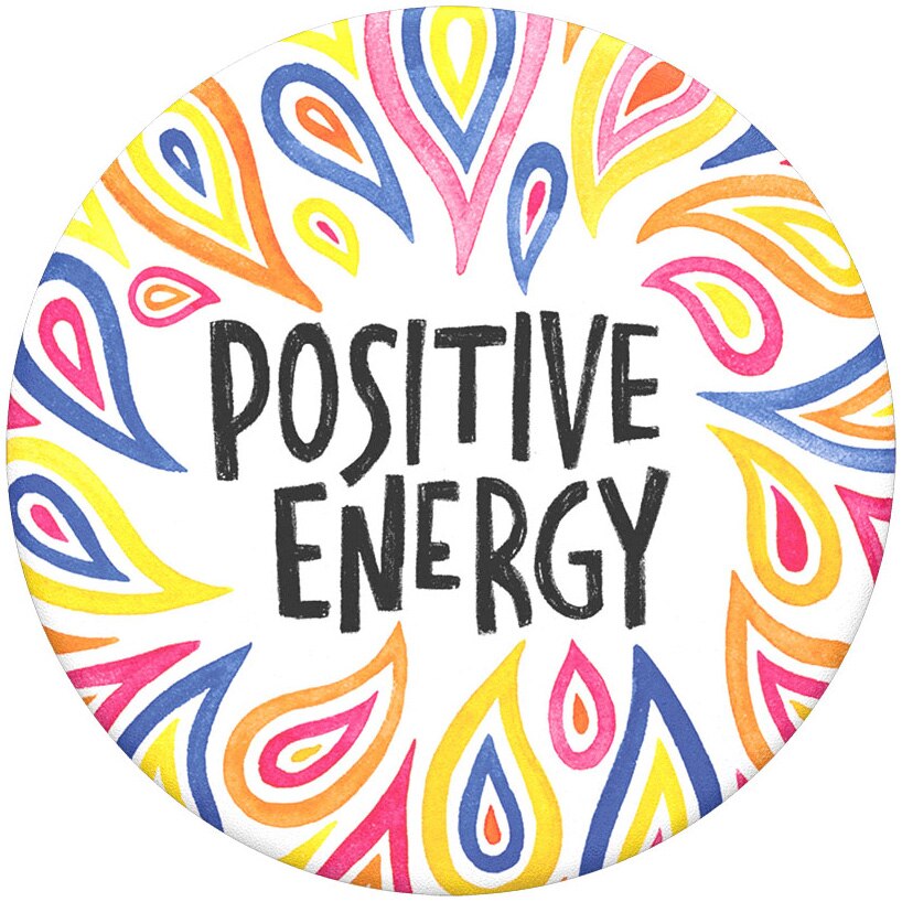 Accesoriu Popsockets pentru dispozitive mobile, PopGrip Positive Energy